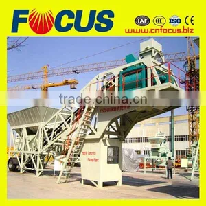 High Quality 50-60m3/H Mobile Concrete Batching Plant for Building Construction thumbnail-3
