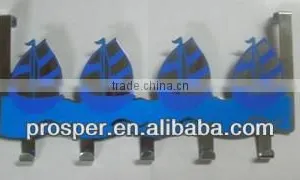 Leaf Metal Hook 5 Hooks in a Row thumbnail-1