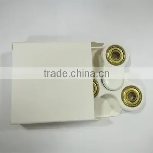 Hybrid Si3n4 Ceramic Bearing Hand Spinner Fidget Toy White Color ABS Mold PLASTIC Holder With Gold Bearing 608zz thumbnail-3