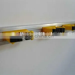 Plastic Mop and Broom Holder With Sturdy Alu. Track thumbnail-1