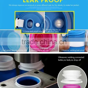 750ml Soft Sport Collapsible Silicone Water Bottles thumbnail-4