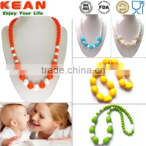 Baby Silicone Necklace Make by Food Grade Silicone Use for Baby Necklace thumbnail-2