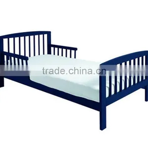 European Style Cheap Pine Wood Baby Cotbed Toddler Bed thumbnail-4