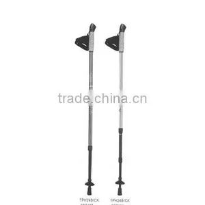 Clamp Mechanism Walking Pole,Trekking Pole,Telescopic Walking Pole,clamp Locking System Walking Stick thumbnail-1