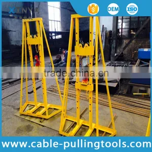 20T Cable Drum Stand With Hydraulic Lifting Jack thumbnail-5