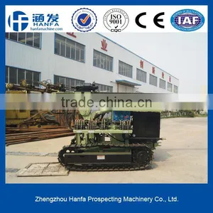for Open Mining, Hydraulic Low Air Consumption HF115Y Crawler Mounted Drilling Rig, Can Drill Depth 40m thumbnail-1