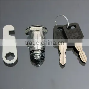 Silver Tone 25mm Stainless Steel Gift CAM Lock With 2 Keys for Cabinet Mailbo Drawer Cupboard Locker YG thumbnail-1