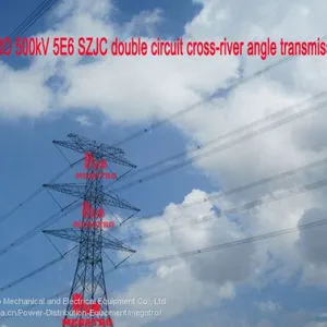 MEGATRO 500kV 5E6 SZJC Double Circuit Cross-river Angle Transmission Tower thumbnail-2