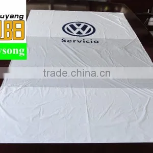 Wholesale LDPE White Color Printing VW Logo Waterproof and Two Pockets 500pcs per Roll Plastic Disposable Car Seat Cover thumbnail-4