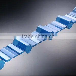 Co-Extruded Plastic Polycarbonate Corrugated Roofing Sheet (Valuview Blue TRIMDEK) thumbnail-3