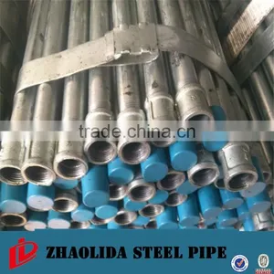 Hot Dipped Galvanized Threaded Steel Pipe for Greenhouse Use thumbnail-1