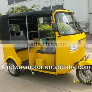 No Mixing Engine Oil,150cc Gasonline Fuel Bajaj Passenger Tricycle thumbnail-1