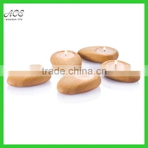 Bamboo Candle Holder Bamboo Candlestick Small Bamboo Candle Stand thumbnail-1