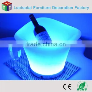 Illuminated Rechargeable Battery Operated Led Ice Bucket thumbnail-2