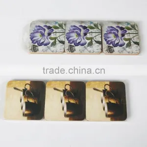 Duty Free Shop Hot Selling Cork Coasters Set thumbnail-2