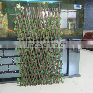 Beautiful Artificial Hedge Fencing Wholesale Silk Flowers Decorative Garden in China thumbnail-1