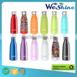 Creative Stainless Steel Sports Water Bottle Smart Thermal Flask Shows Temperature, Electronic Scales and Cups thumbnail-1