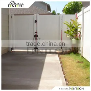 Fentech White Privacy Decorative Decorative Vinyl Fencing and Gate thumbnail-1