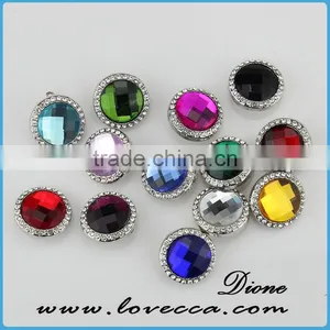 DIY Custom Snap Charm Wholesale Crystal Snap Button Jewelry thumbnail-4