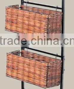 Over the Door Convenient 3 Tiers Metal Hanging Storage Basket thumbnail-1