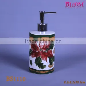 Ceramic Fancy Body Lotion Bottles With Plastic Pump thumbnail-4