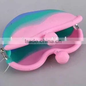 Colorful Silicone Purse/Heart-Shaped Coin Purse thumbnail-3