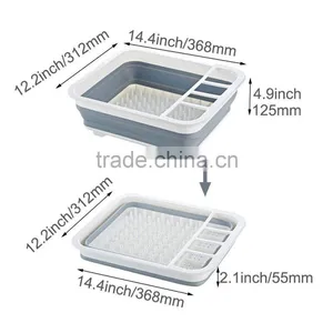 Plastic Foldable Dish Rack thumbnail-1