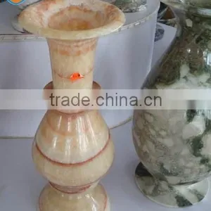 Pink Onyx Marble Vases thumbnail-1