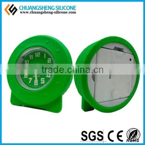 Candy Color Desktop Clock, Sun Shape Clocks, Silicone Table Clock thumbnail-1