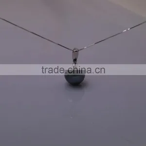 11-12mm TahitIan Pearls South Sea Pearl Pendant Name Design thumbnail-1