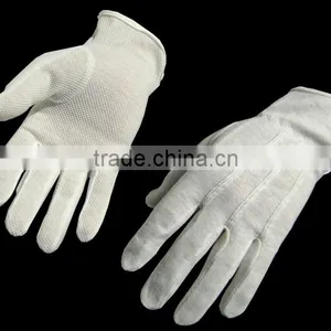 NMsafety 100% Cotton Knitted Hand Gloves With Mini PVC Dots thumbnail-1
