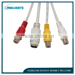 TSJ0001 VGA to S-Video AV RCA TV Converter Cable Adapter With 2 Audio Cable thumbnail-2