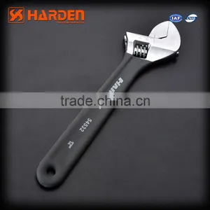 Professional Dipped Handle Adjustable Wrench thumbnail-1