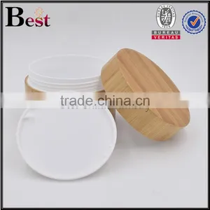 200g Face Cream Jar Container Wooden Make up Jar Container With Logo Engrave thumbnail-3