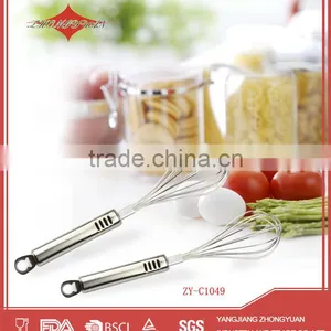 12" Stainless Steel Rotary Manual Wire Egg Beater Seen on tv thumbnail-1