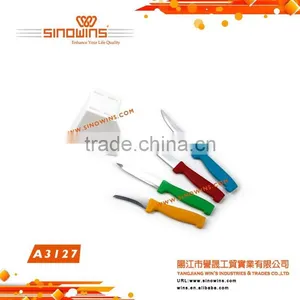 A3127 Super Quality Lightweight Stainless Steel Kitchen Knife Set With Plastic Handle thumbnail-2