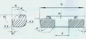 Cemented Carbide Tipped Welding Cutting Blade for Cutter--CCW(1302) thumbnail-1