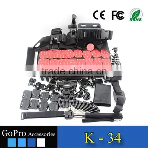2016 Best Seller 65 in 1 Products Kit Used for Gopros Heros 4 Accessories Kit Mount thumbnail-1