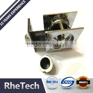 Square Design Cylinder Customized Slide Bathroom Latch Door Hook Dead Bolt Lock Without Cylinder thumbnail-1