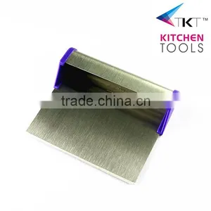 Food Grade Stainless Steel Dough Scraper For Baking Cake Cutting Tools thumbnail-1