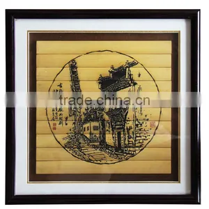 Framed Wall Decor (bamboo Carving) thumbnail-1