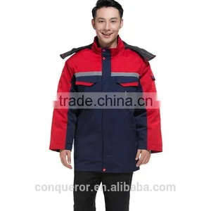 Winter 100% Cotton, Cotton Poly Blended High Quality Worker Uniform, Labor Uniform thumbnail-5