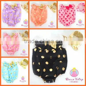 Baby Bodysuit, Baby Onesie, Baby Romper With Headbands thumbnail-1