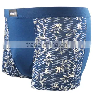 Top Quality Fashion Printing Men Briefs Soft Bamboo Fiber Men Shorts Sexy Strong Men Boxers thumbnail-2
