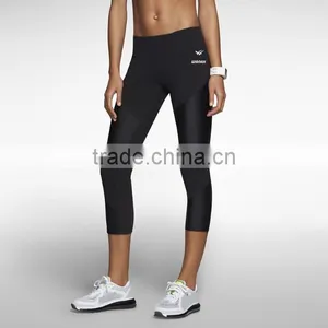 2014 Custom Strut Crop Womens Running Tights thumbnail-1