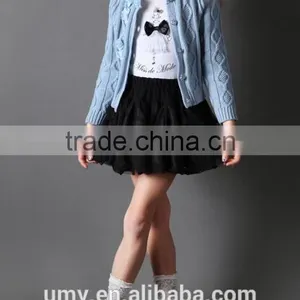 Cotton Handmade Round Neck Sweater Design for Girl thumbnail-3