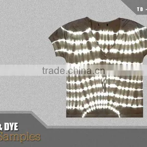 100 % COTTON KNITTED WOMEN'S TIE & DYE TOPS thumbnail-1