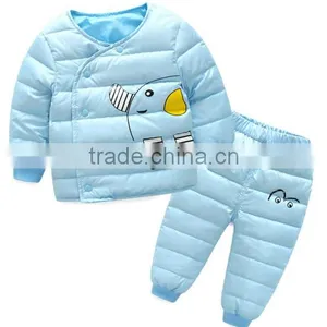Hot Sale Custom High Quality Latest Baby Boys and Girls Winter Clothing Sets thumbnail-1
