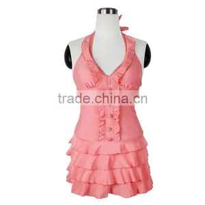 Wholesale Custom Design Your Own Women One-piece Swimsuit thumbnail-4