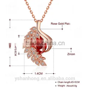 Ms Fashion Zircon Pendant Accessories Wholesale Necklace thumbnail-3